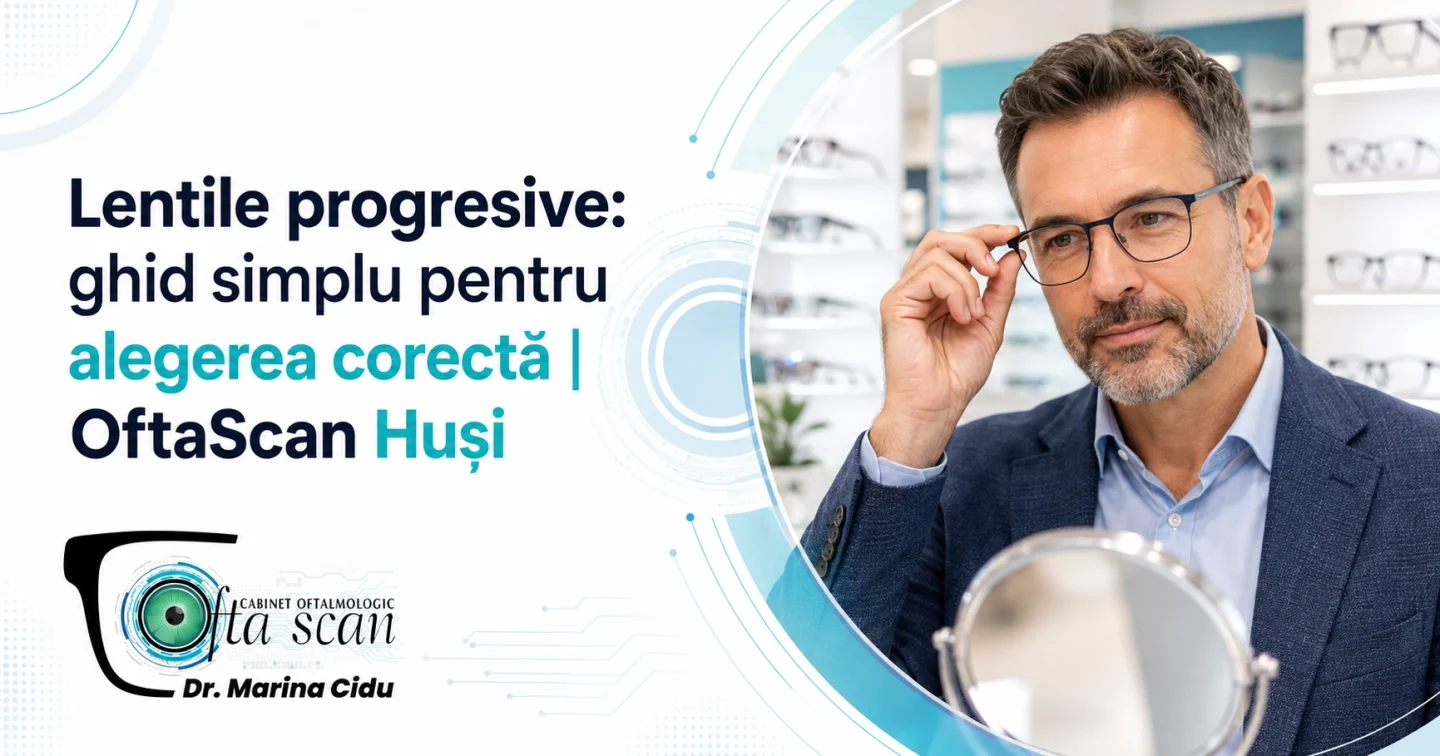 Lentile progresive: ghid simplu pentru alegerea corectă