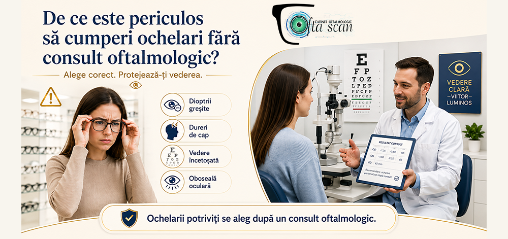 De ce este periculos să cumperi ochelari fără consult oftalmologic?