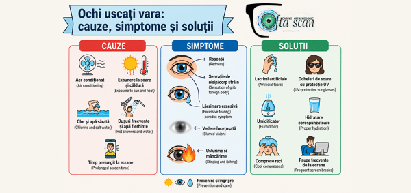 Ochi uscați vara: cauze, simptome și soluții