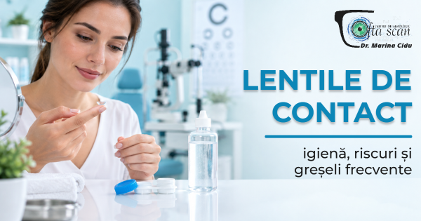 Lentile de contact: igienă, riscuri și greșeli frecvente
